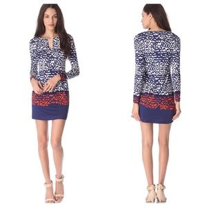 Diane von Furstenberg Reina Dress Scribble Lines